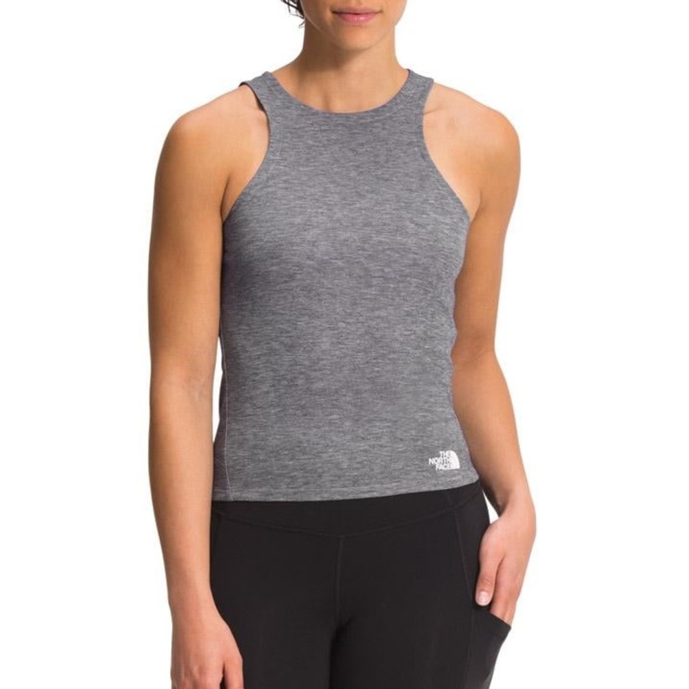 The North Face Women's Heather Grey High-Neck Tank